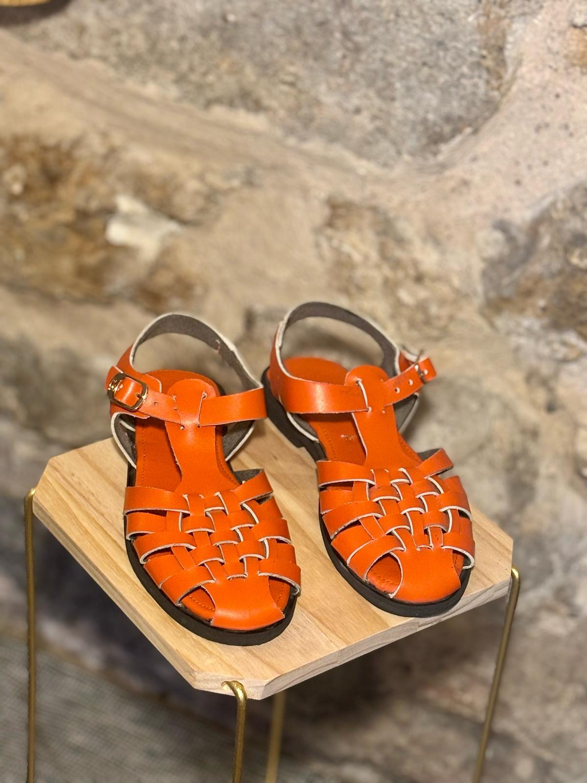 Précommande - Sandales Tiktik orange