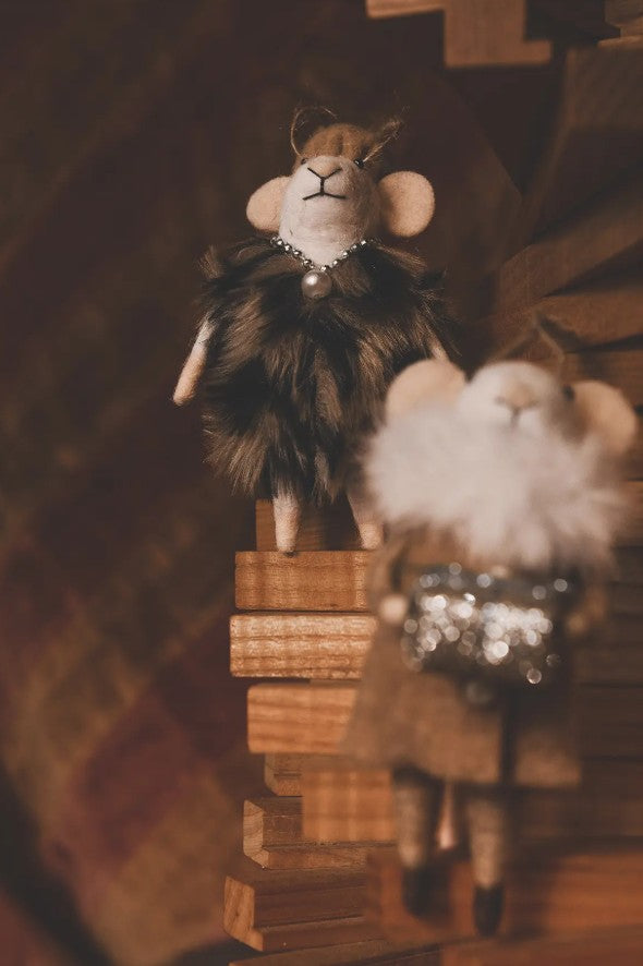 Souris - manteau léopard