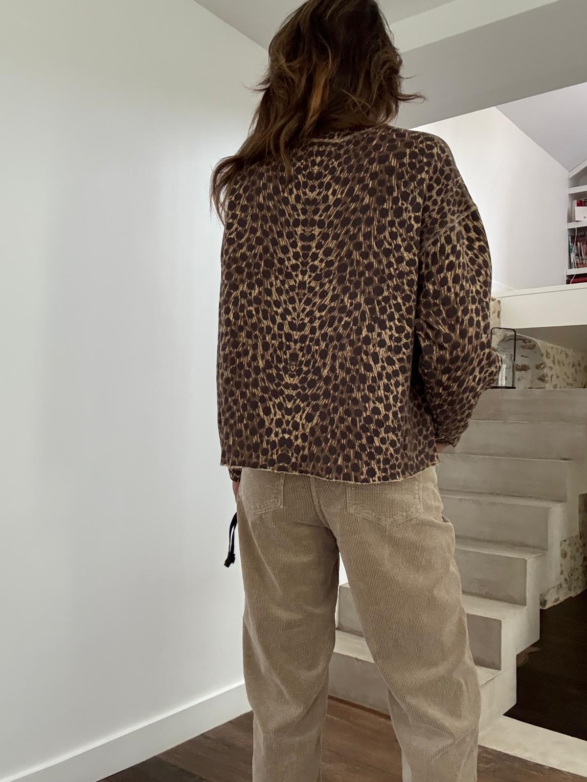 Sweat léopard Viko