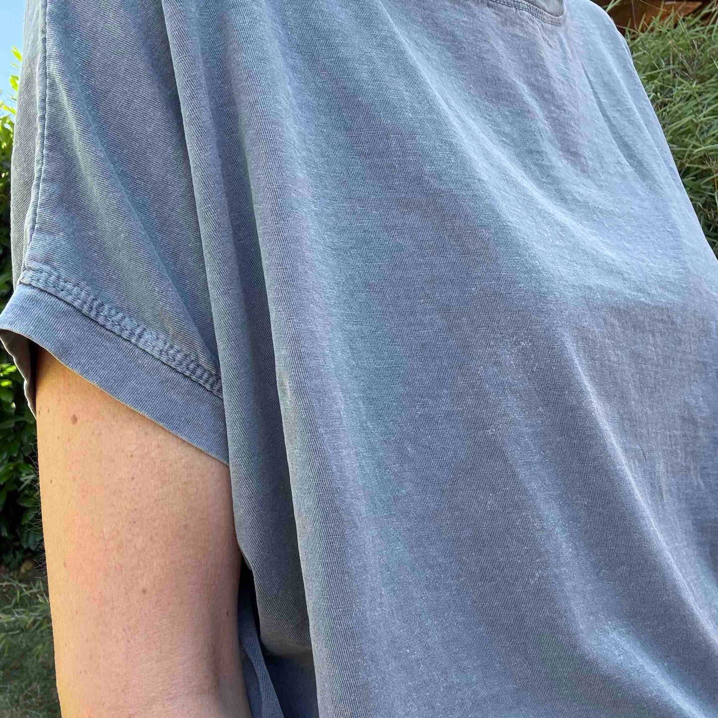 T-shirt Jess gris washé ou vieux rose washé