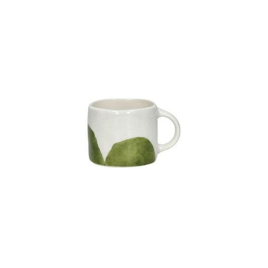 Tasse à expresso en porcelaine LABO vert