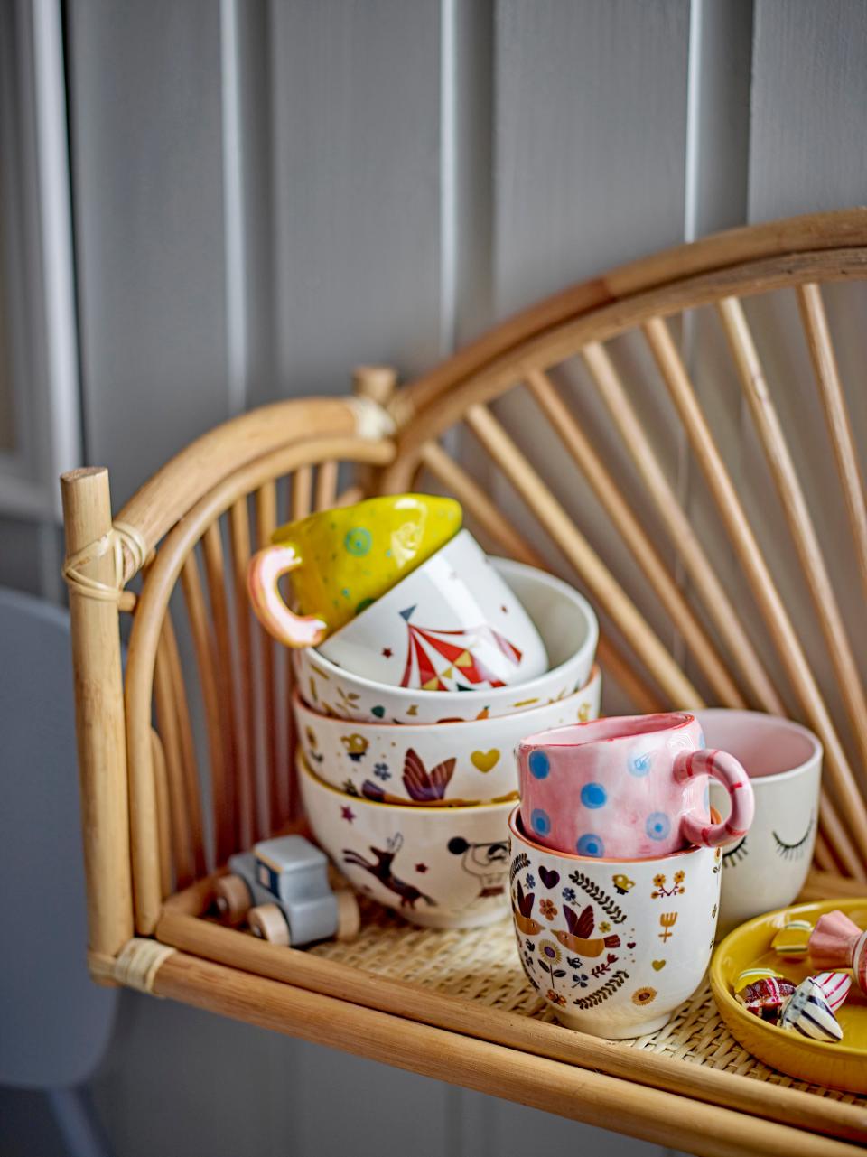 Ensemble de 2 tasses Nini roses