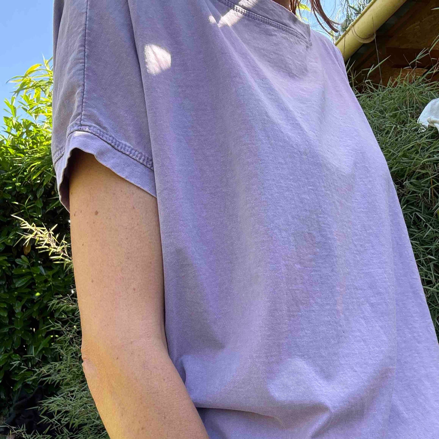 T-shirt Jess gris washé ou vieux rose washé