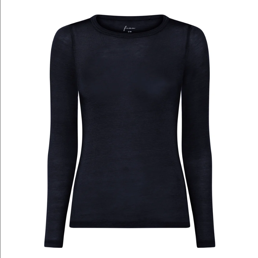 Top en cachemire Lucca dark navy