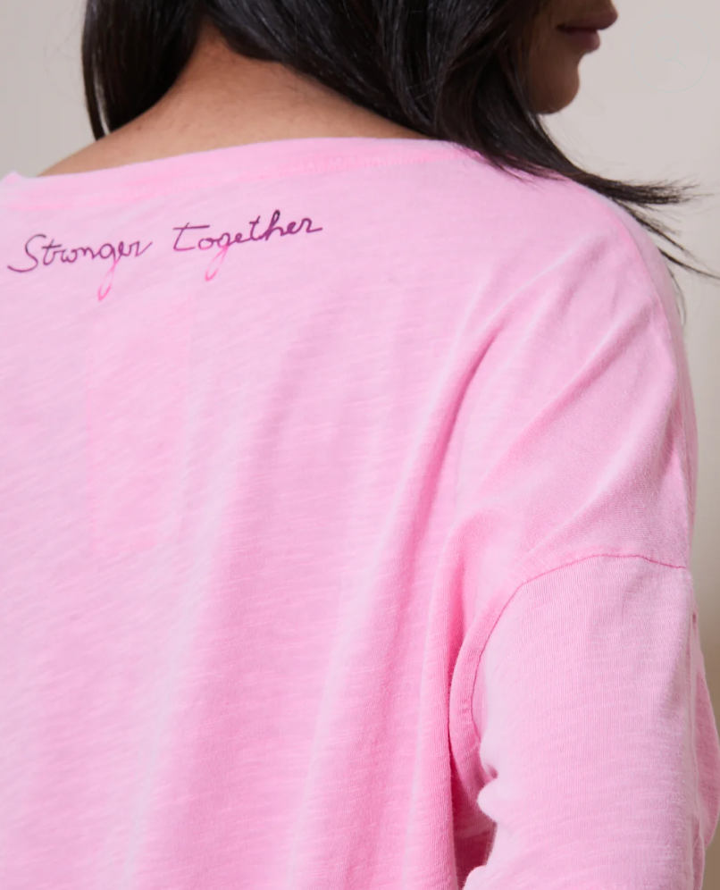 T-shirt Veronika Loubry pink - One Tee