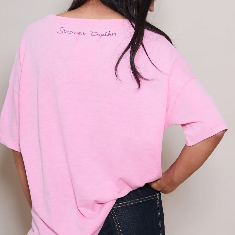 T-shirt Veronika Loubry pink - One Tee