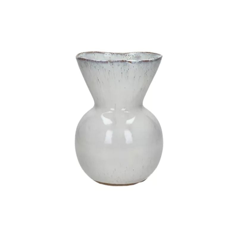 Vase blanc Poppy 13x19cm