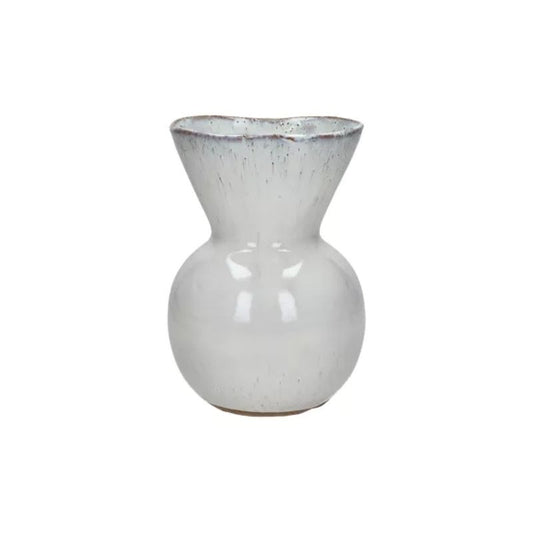 Vase blanc Poppy 13x19cm