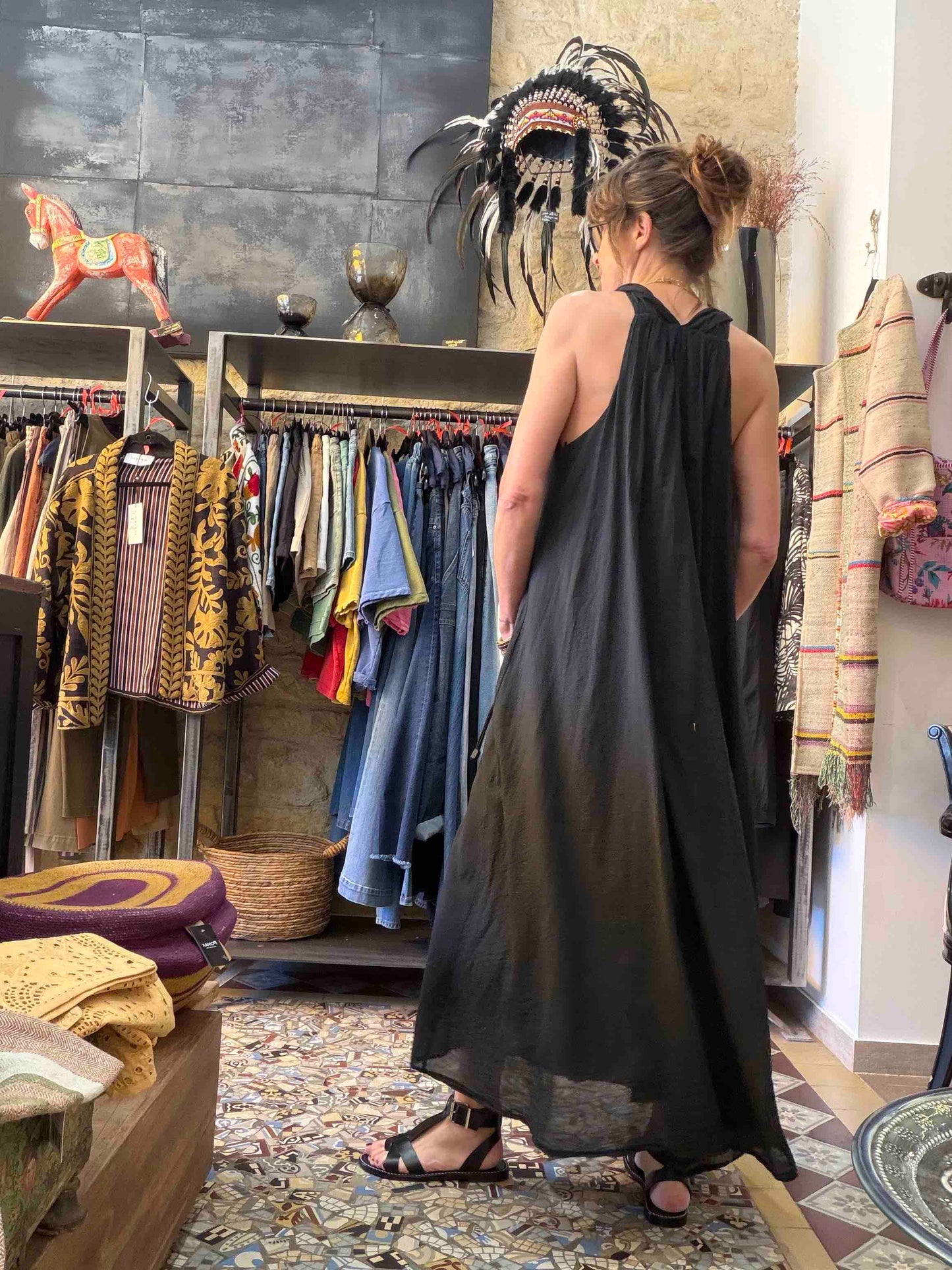 Robe Vittoria - Chocolat ou Black