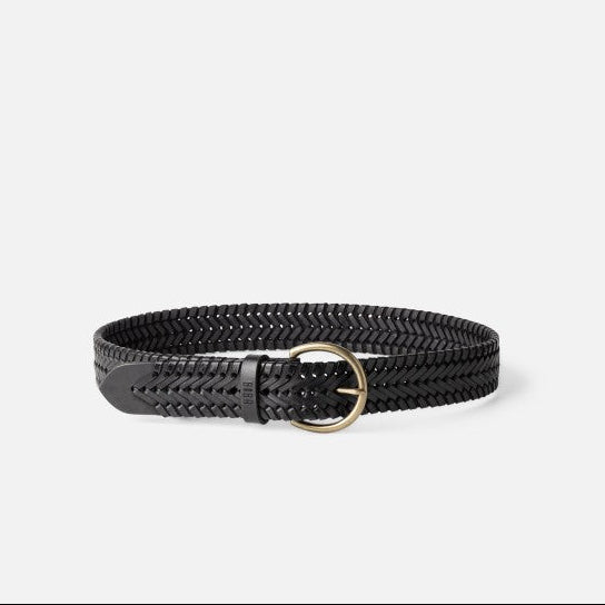 BIBA Sabine black leather belt