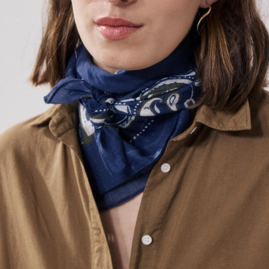 Bandana Paisley indigo - Hartford