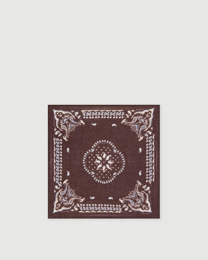 Bandana Paisley chocolat - Hartford