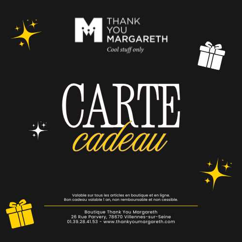 Carte cadeau Thank You Margareth