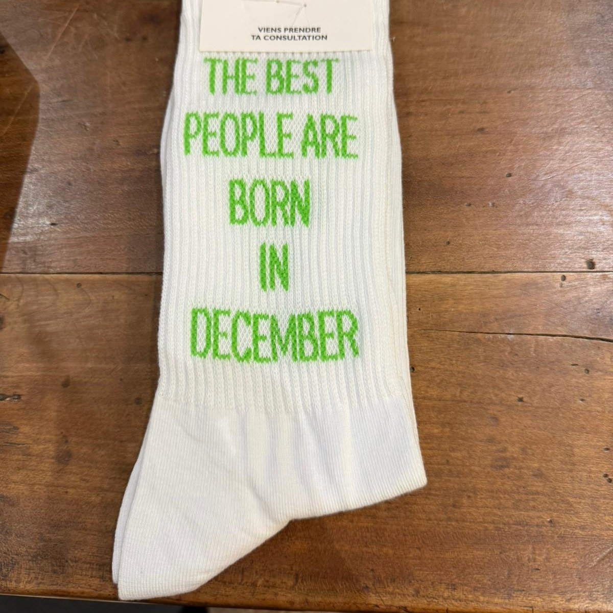 Socks Best people are born in December - Cabinet Mode Thérapie