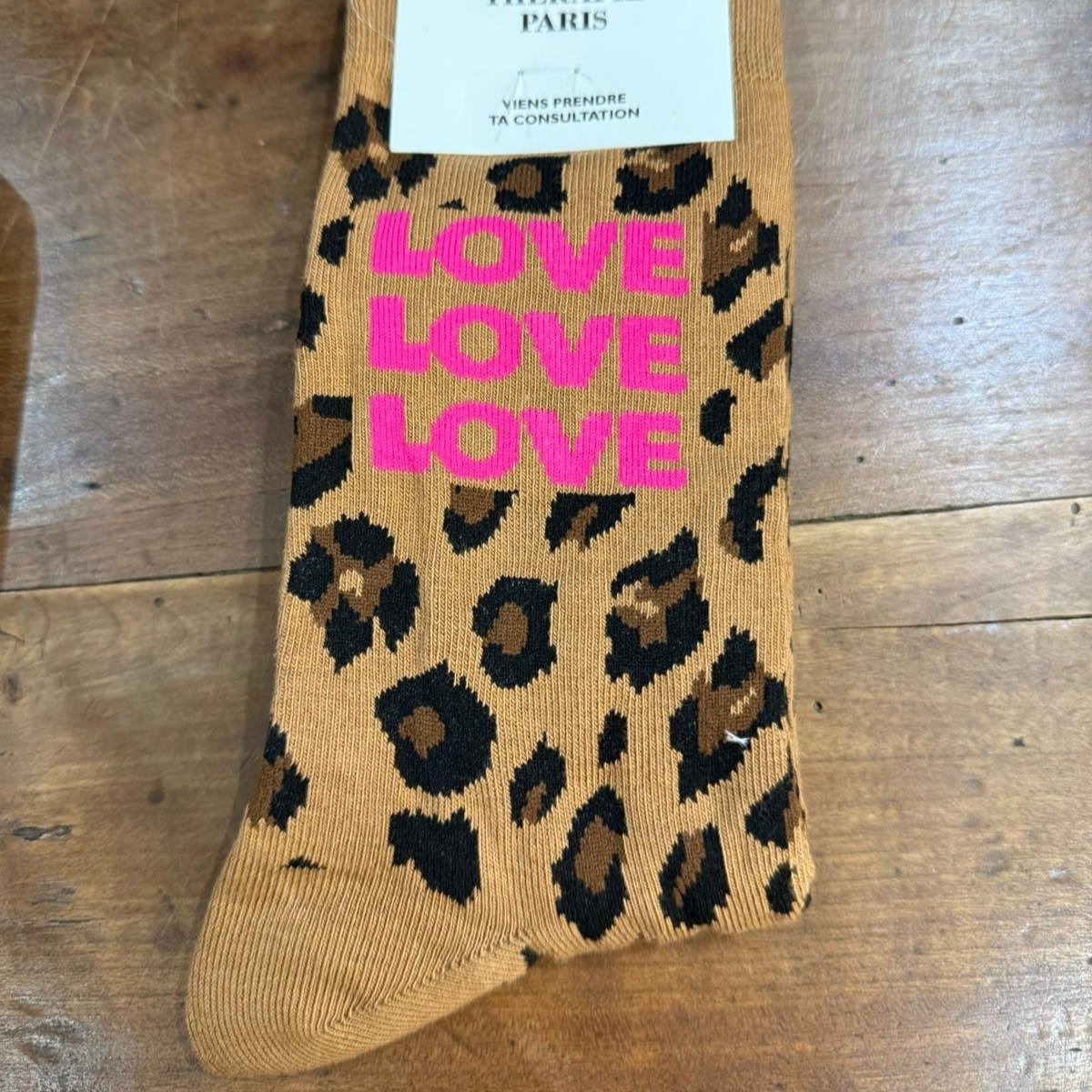 Love Love Leopard Socks - Fashion Therapy Cabinet