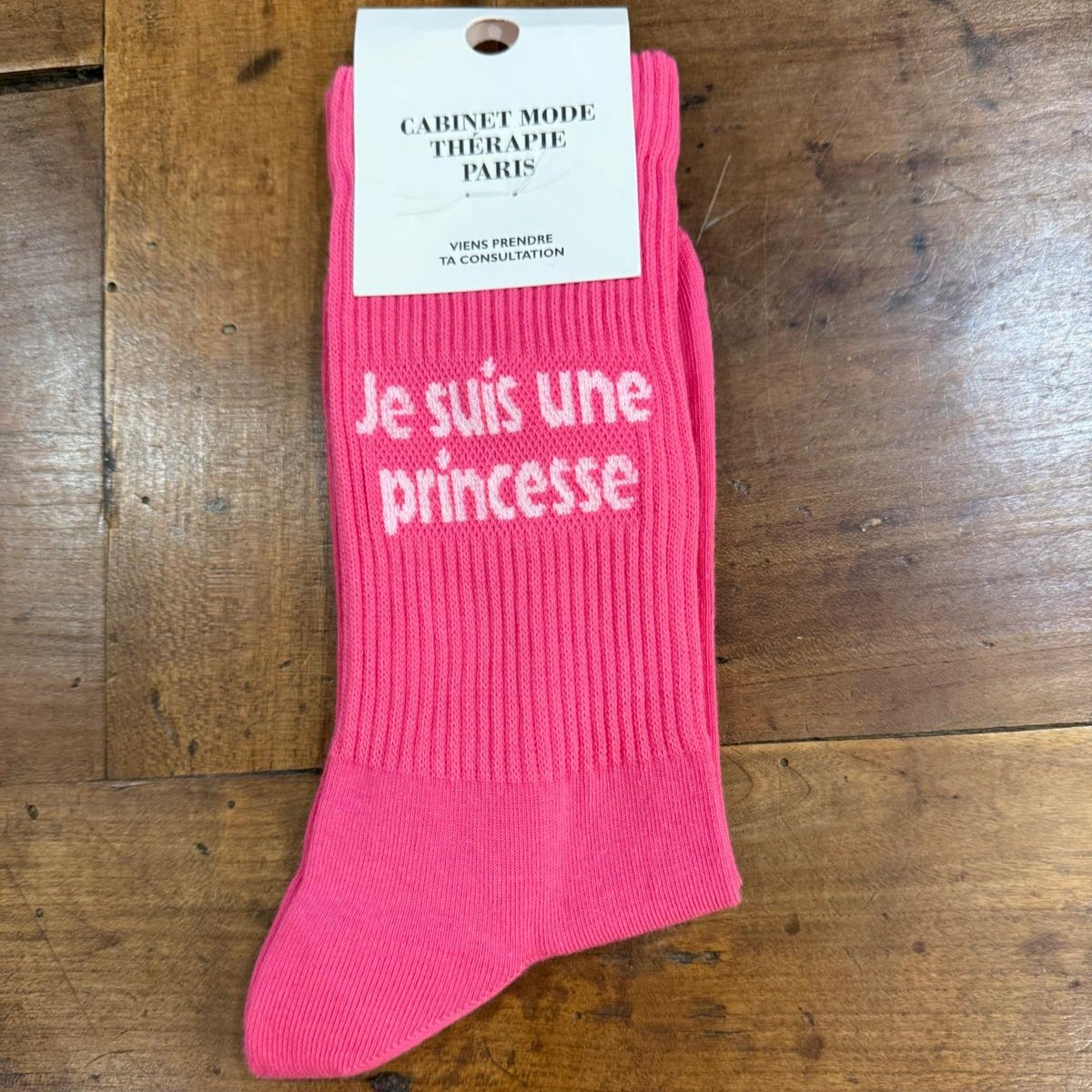 Chaussettes Je suis une princesse - Cabinet Mode Thérapie