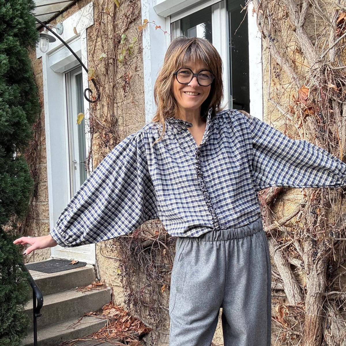 Chemise à carreaux Louisa