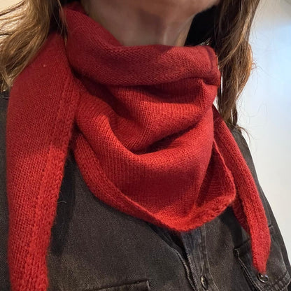 Petite écharpe triangle Eloise laine et cachemire - 6 coloris