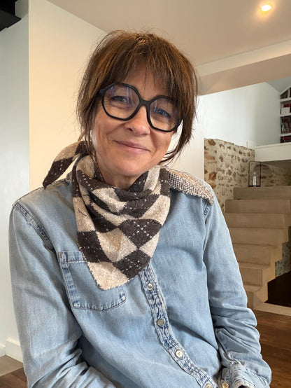 Janice small triangle scarf - 4 colours