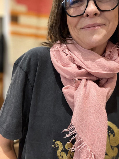 Foulard Gill rose