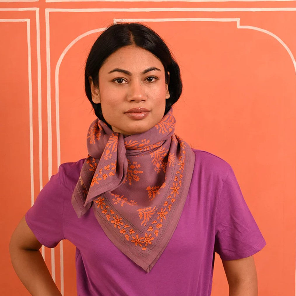 Grand foulard GALATIE Flame