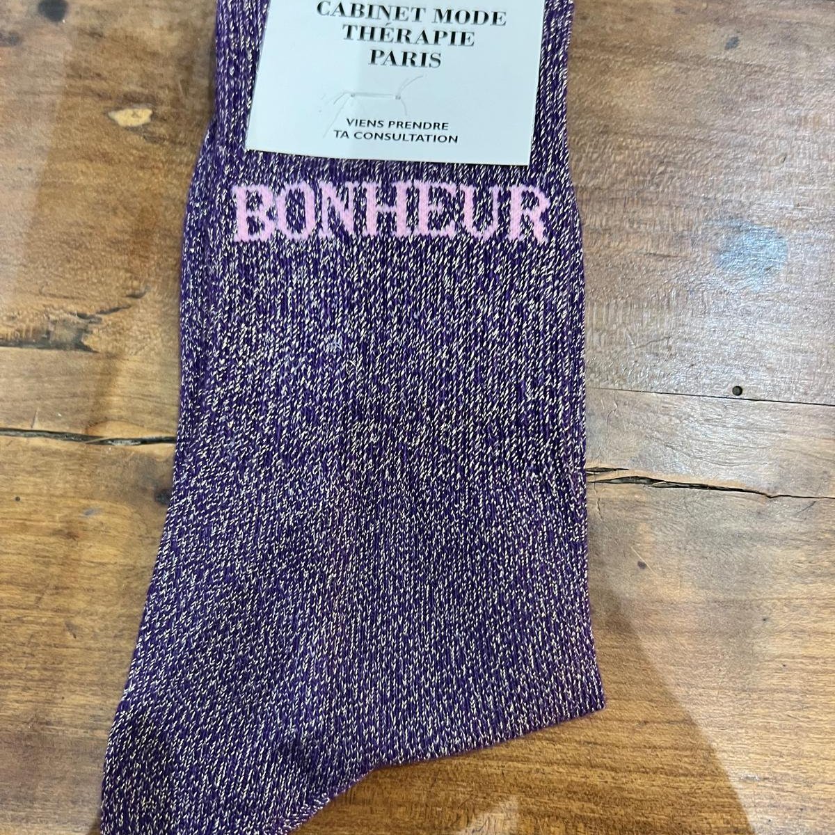 Chaussettes Bonheur - Cabinet Mode Thérapie