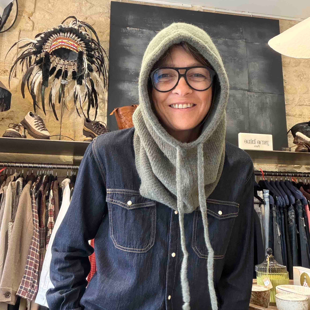Cagoule Boumby kaki - Maison Anje