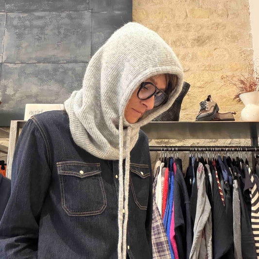 Cagoule Boumby light grey - Maison Anje