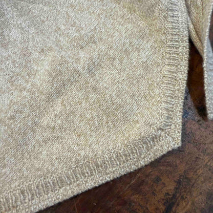 Echarpe triangle Balady beige uni - Maison Anje