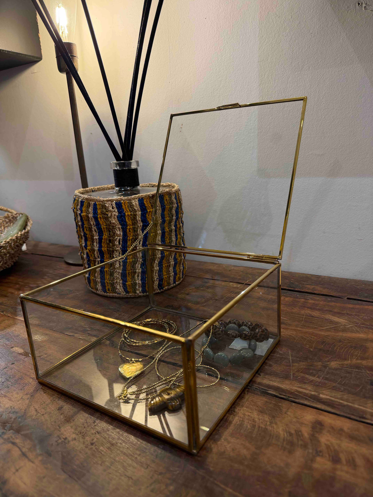 Boite à bijoux carrée XL - Bazar de luxe