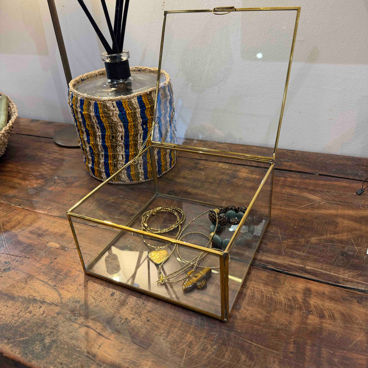 Boite à bijoux carrée XL - Bazar de luxe