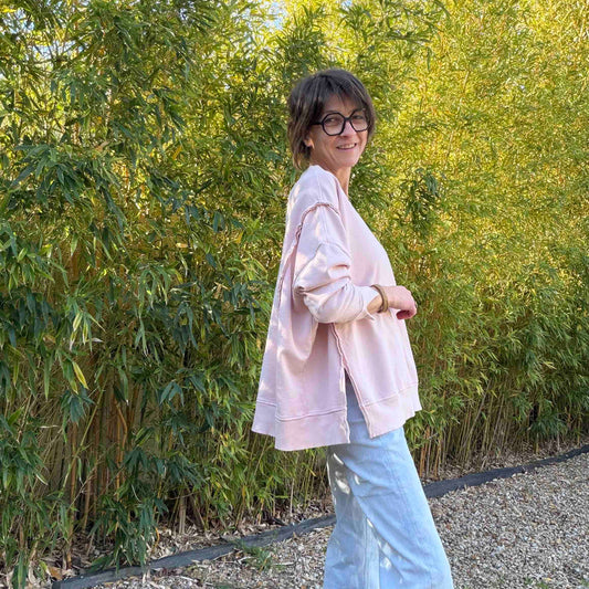 Sweat oversize Marilou blush