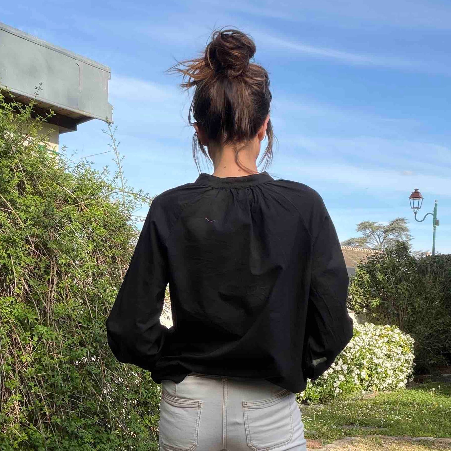 Chemise Gary - blanc, kaki, noir ou rose pâle