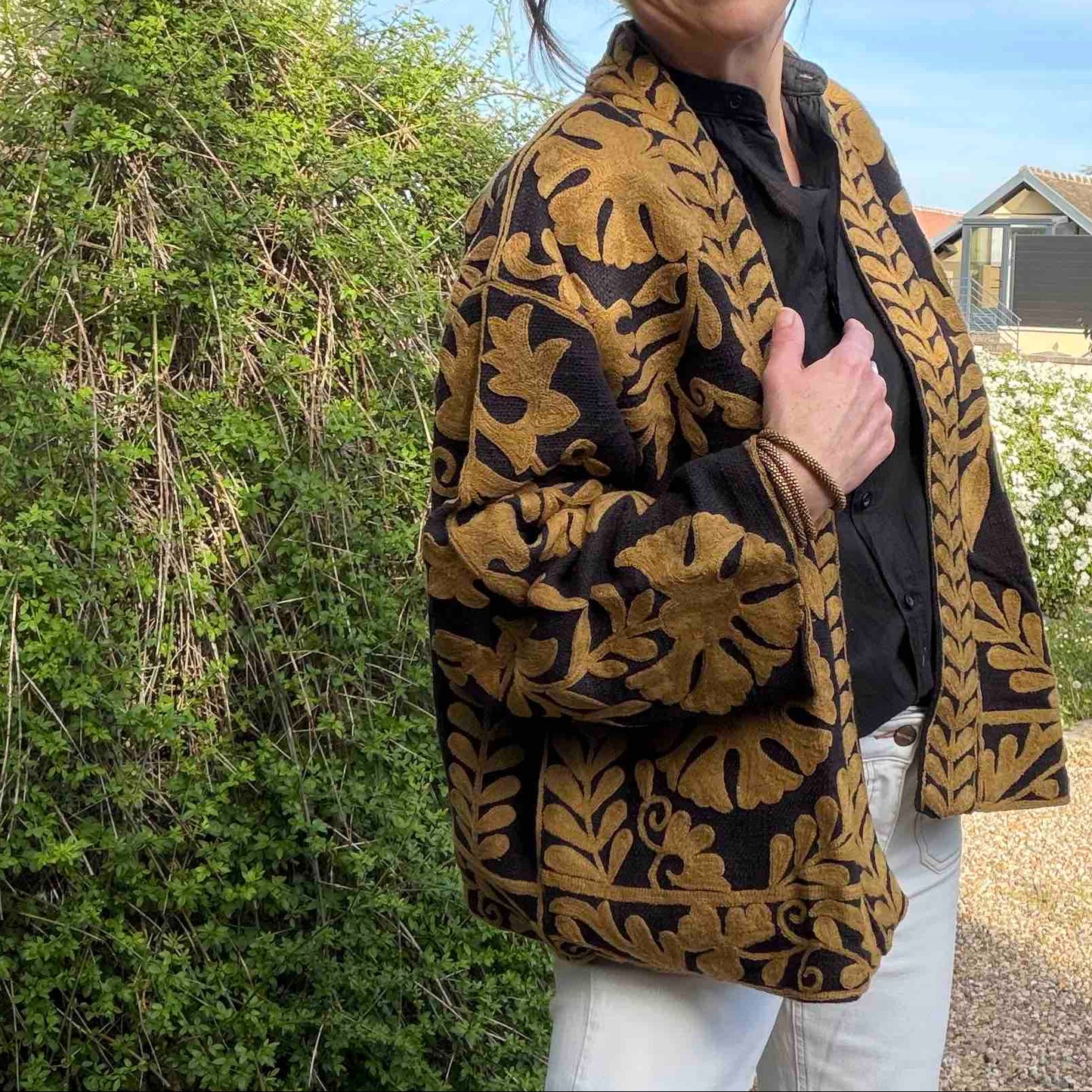 Arizona gold embroidered jacket