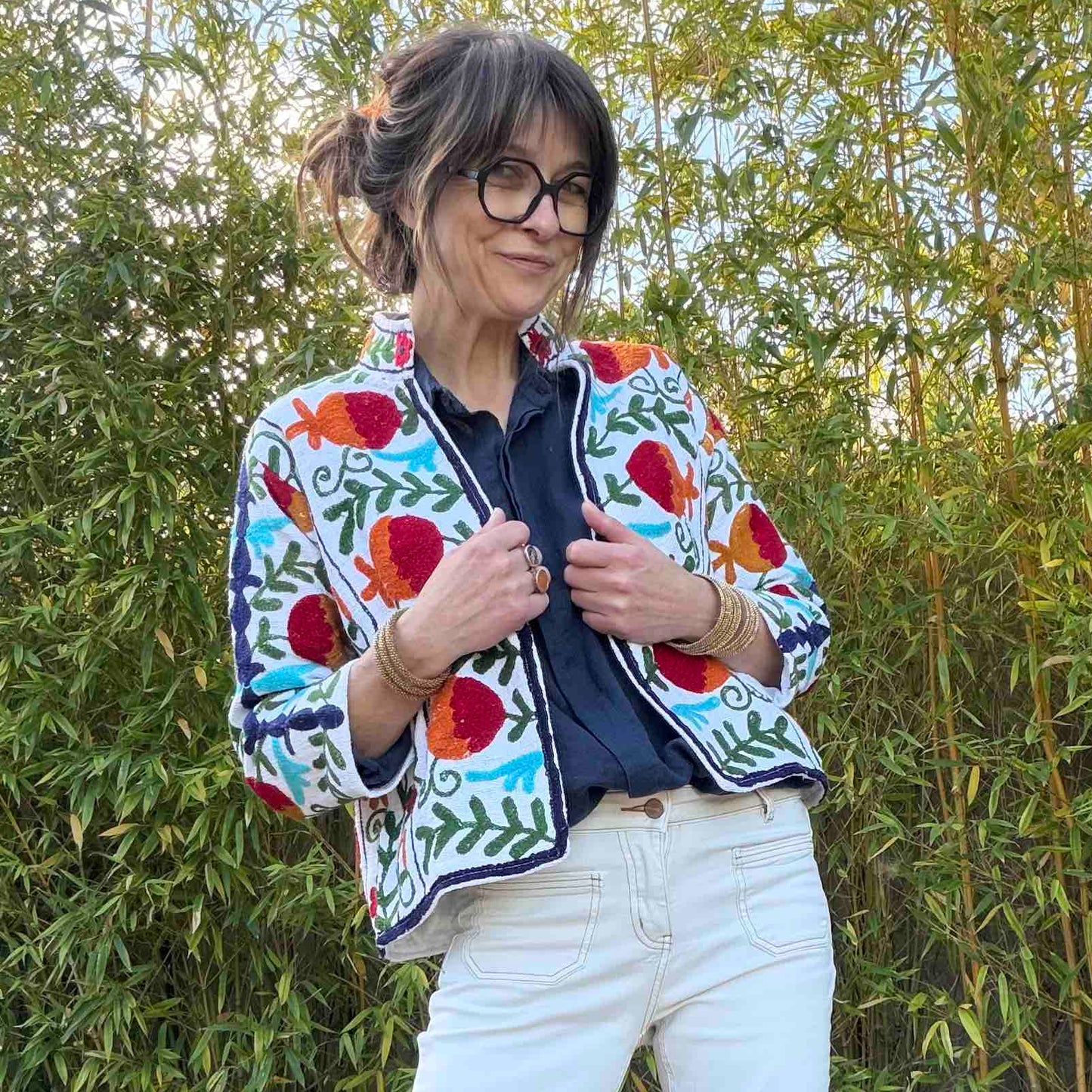 Arizona tropic embroidered jacket