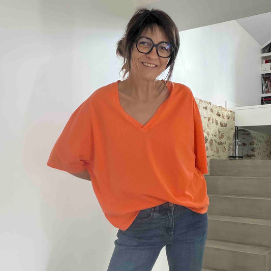 T-shirt Max col V - 8 coloris