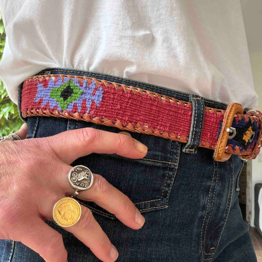 Ceinture mexicaine Puebla 2 couleurs -Thank You Margareth