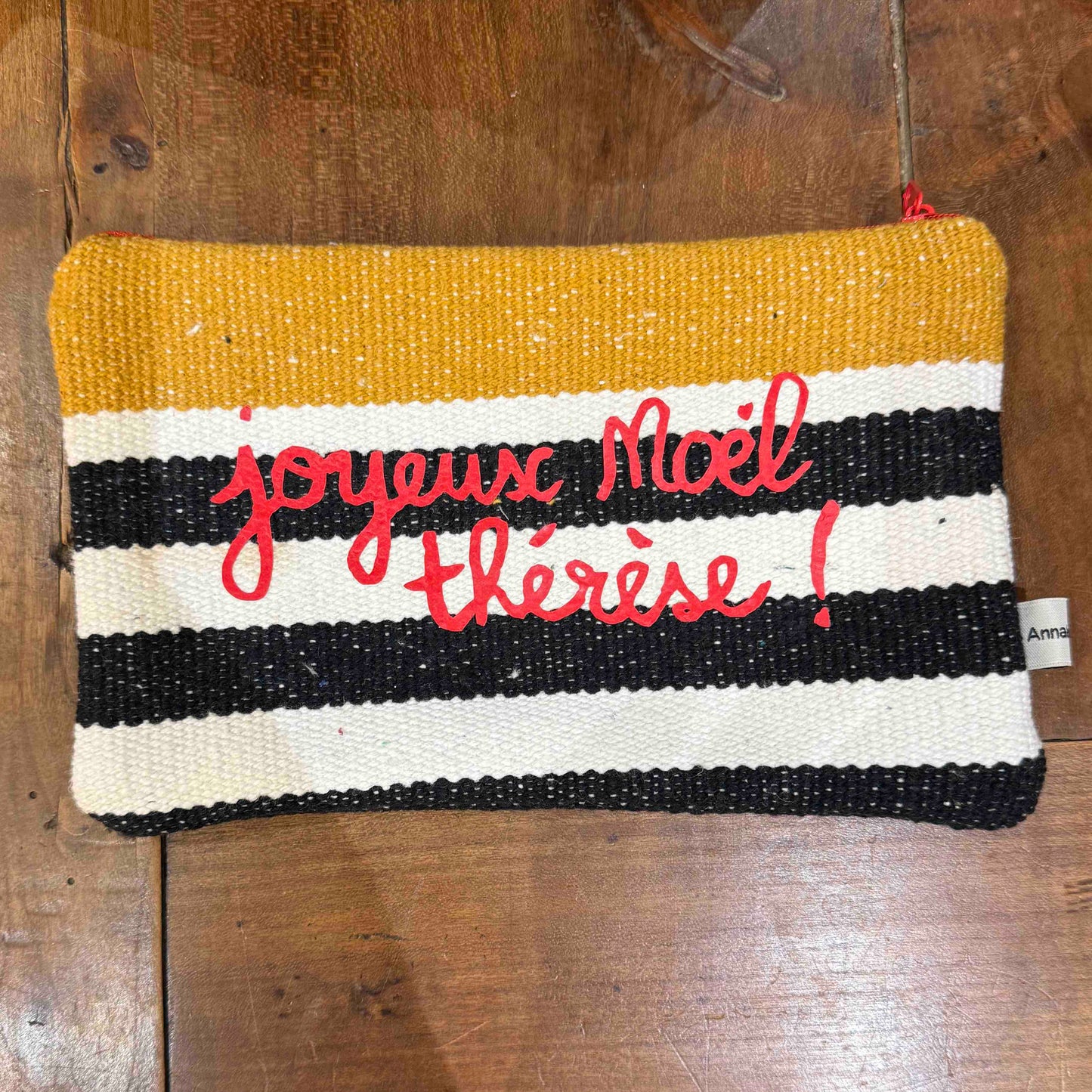 Pochette Joyeux Noël Thérèse - Jaune