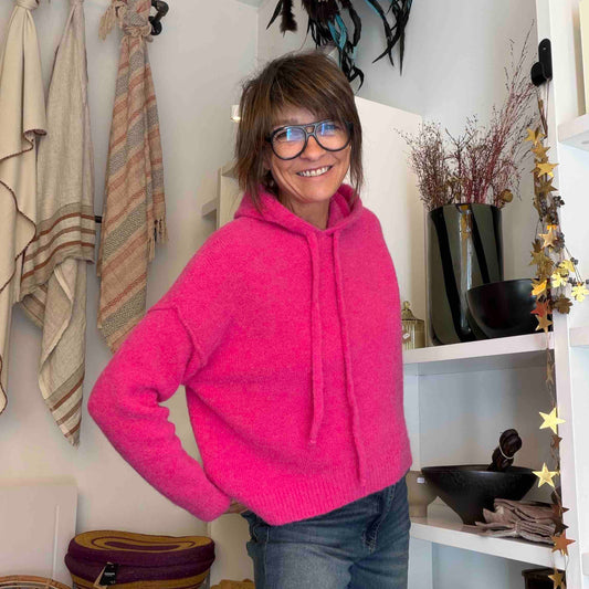 Pull Bakian fushia - Maison Anje