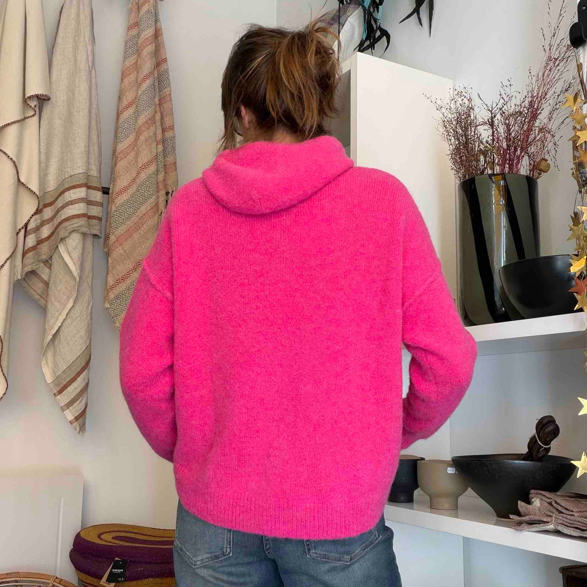 Pull Bakian fushia - Maison Anje