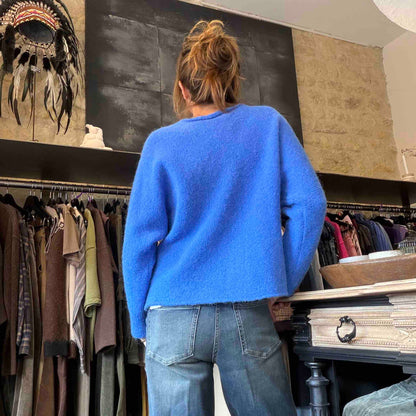 Pull Barico électrique blue - Maison Anje
