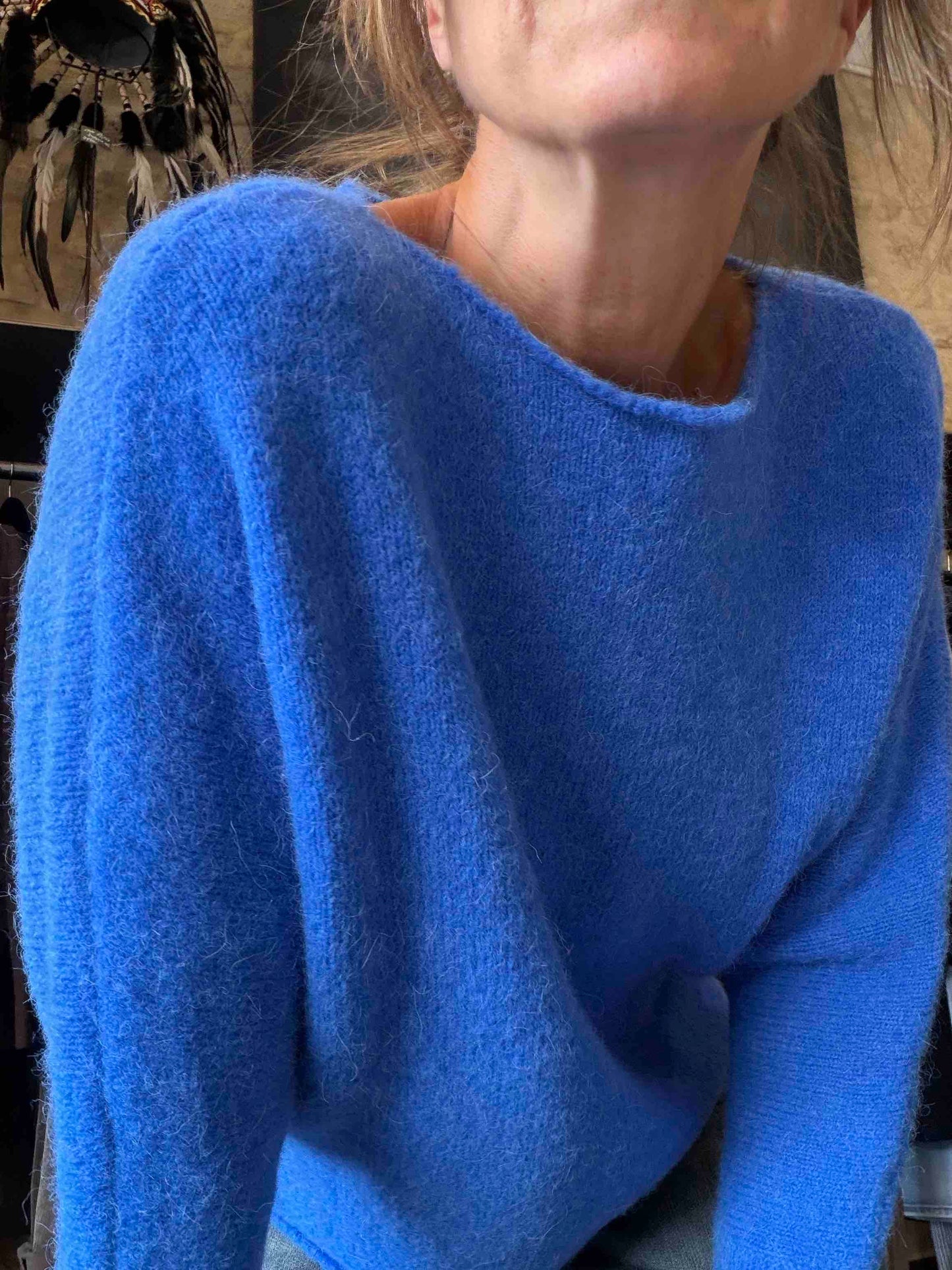 Pull Barico électrique blue - Maison Anje