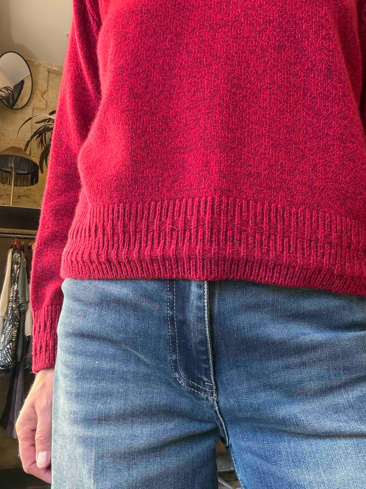 Pull Byron rouge - Maison Anje