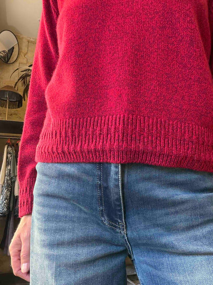 Pull Byron rouge - Maison Anje