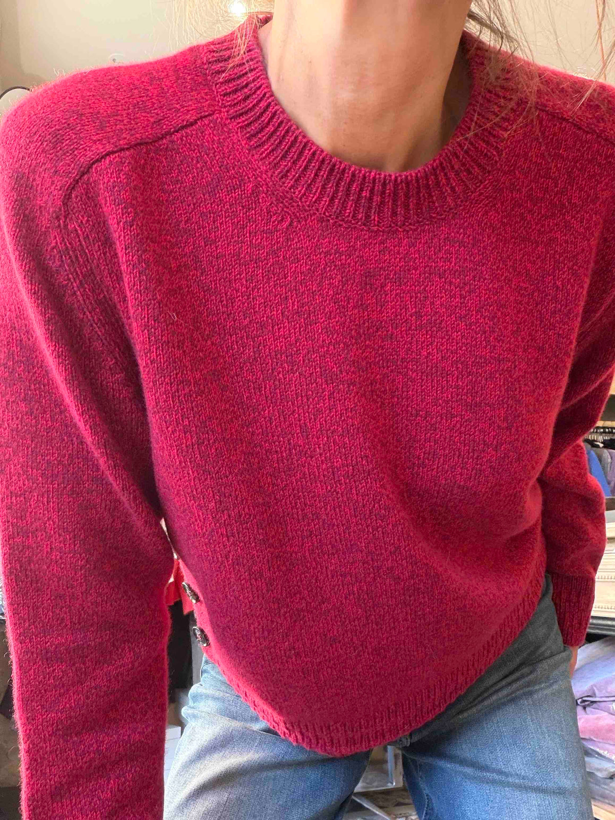 Pull Byron rouge - Maison Anje