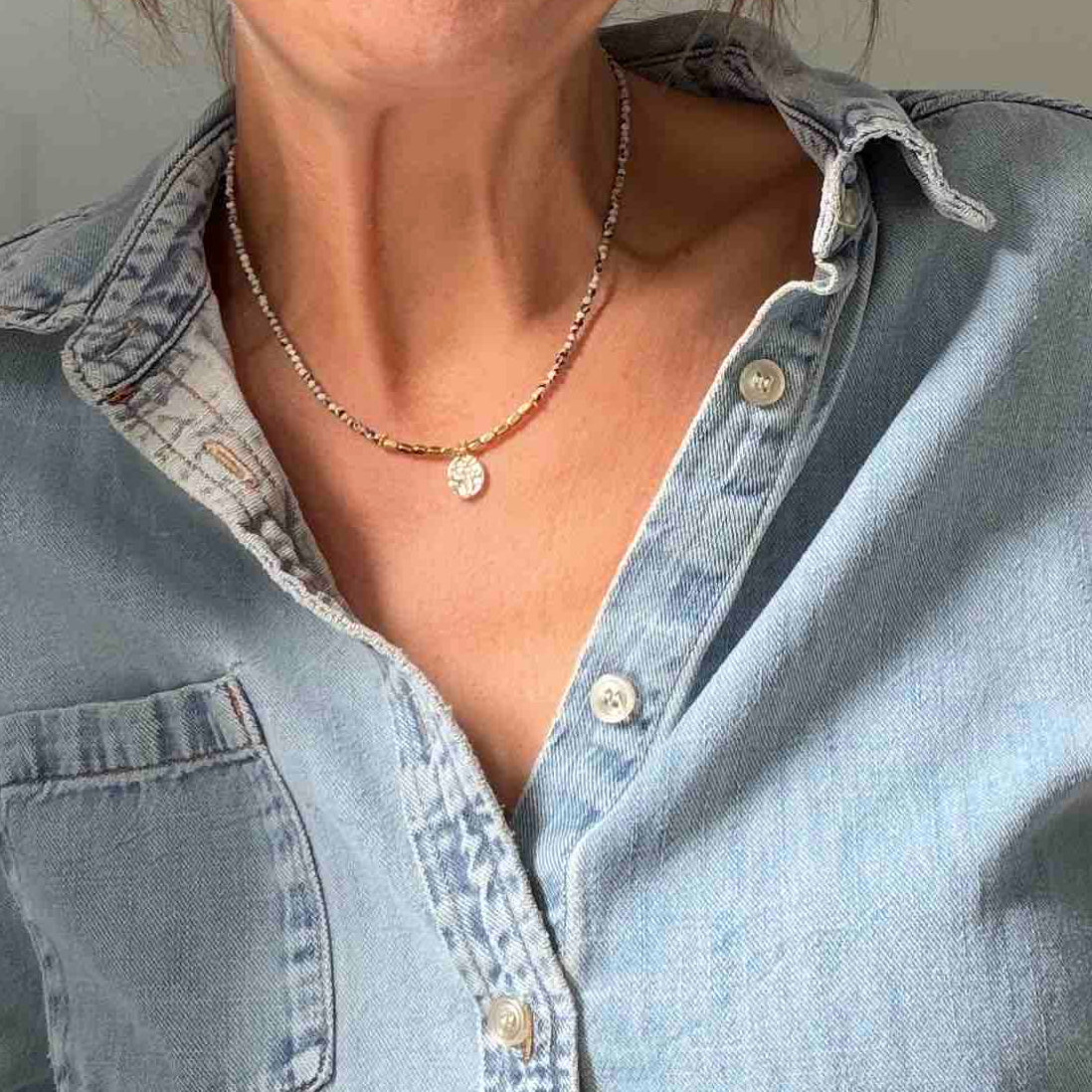 Ceyla gold necklace new