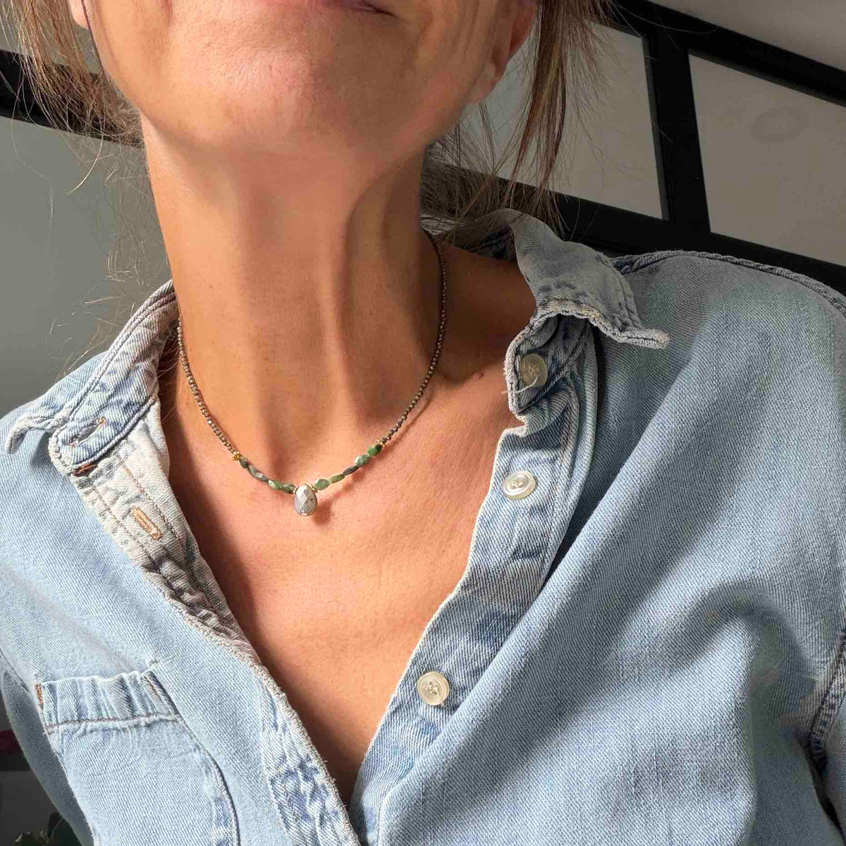 Ceyla gold necklace new