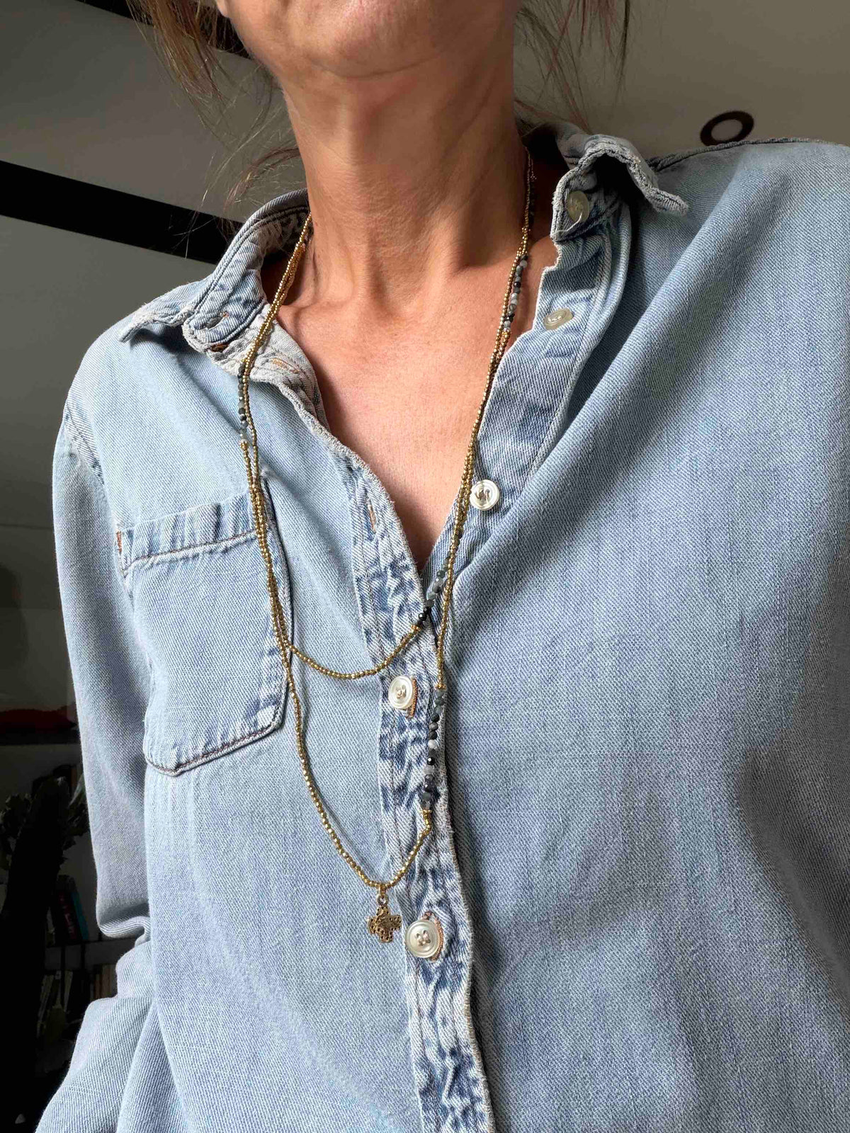 Ceyla gold necklace new