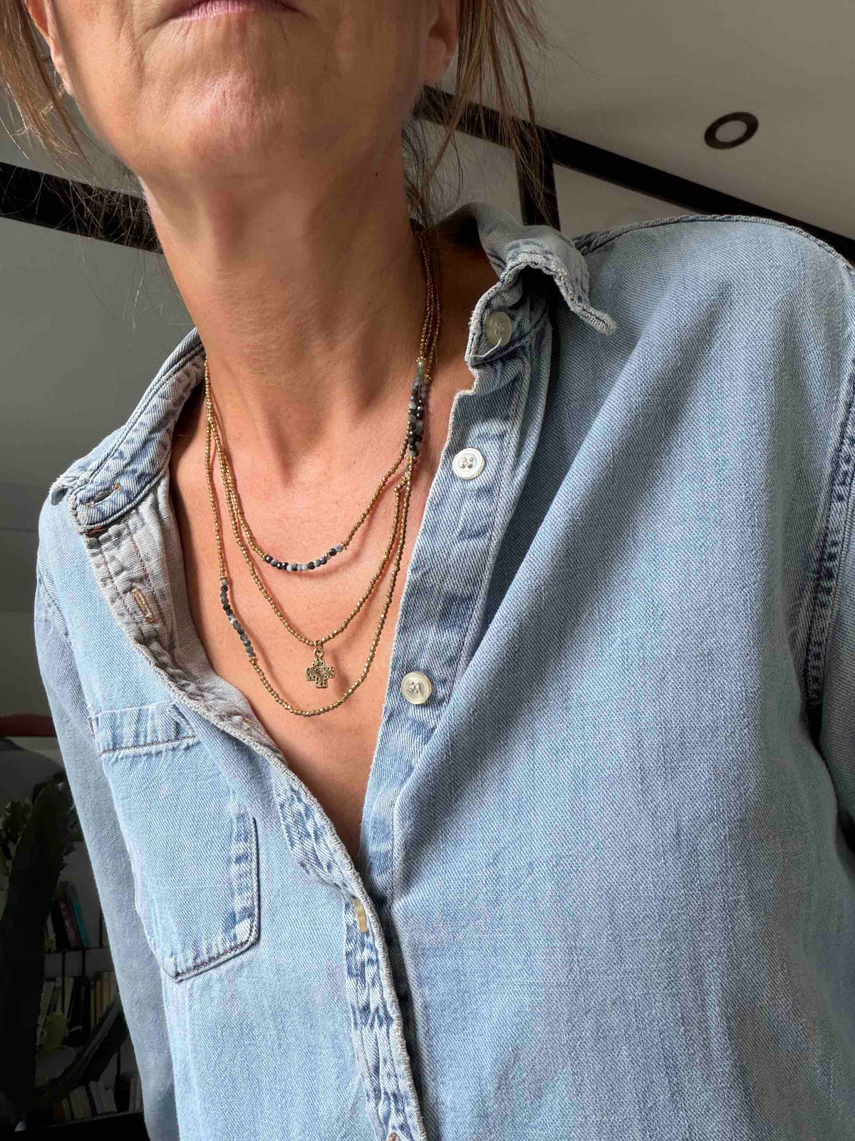 Ceyla gold necklace new