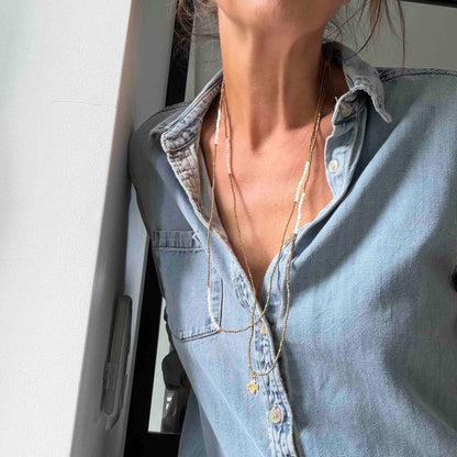 Ceyla gold necklace new